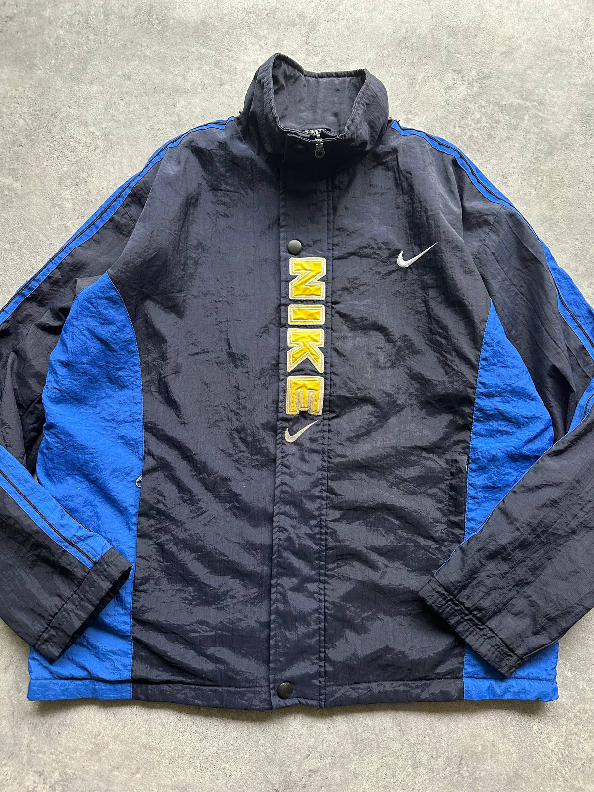 Nike Giubbino Vintage anni '80 Logo Ricamato Uomo (L/XL)