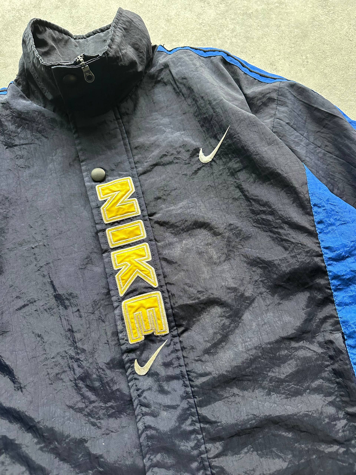 Nike Giubbino Vintage anni '80 Logo Ricamato Uomo (L/XL)