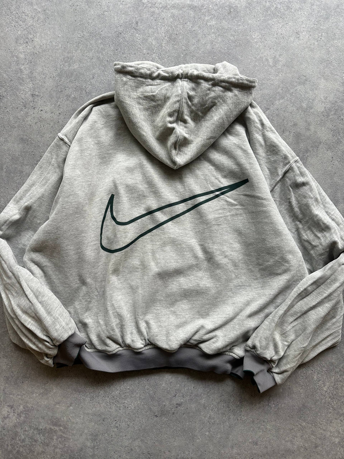 Nike Giubbino Vintage anni '80 Double Face Logo Ricamato Uomo/Donna (M)