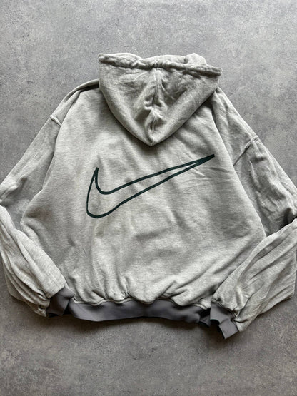Nike Giubbino Vintage anni '80 Double Face Logo Ricamato Uomo/Donna (M)