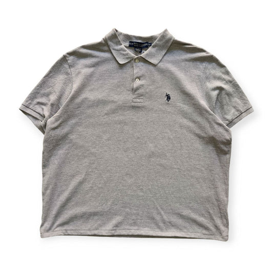 Polo Vintage Croppata Uomo – Grigia US Polo Assn. (Taglia M IT / Etichetta XL)