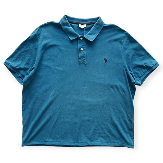 Polo Vintage Croppata Uomo – Petrolio U.S. Polo Assn. (Taglia XL IT / Etichetta 3XL)