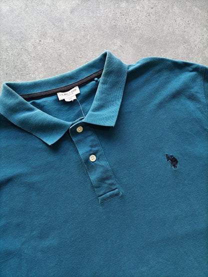 Polo Vintage Croppata Uomo – Petrolio U.S. Polo Assn. (Taglia XL IT / Etichetta 3XL)