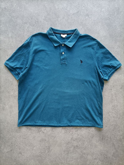 Polo Vintage Croppata Uomo – Petrolio U.S. Polo Assn. (Taglia XL IT / Etichetta 3XL)