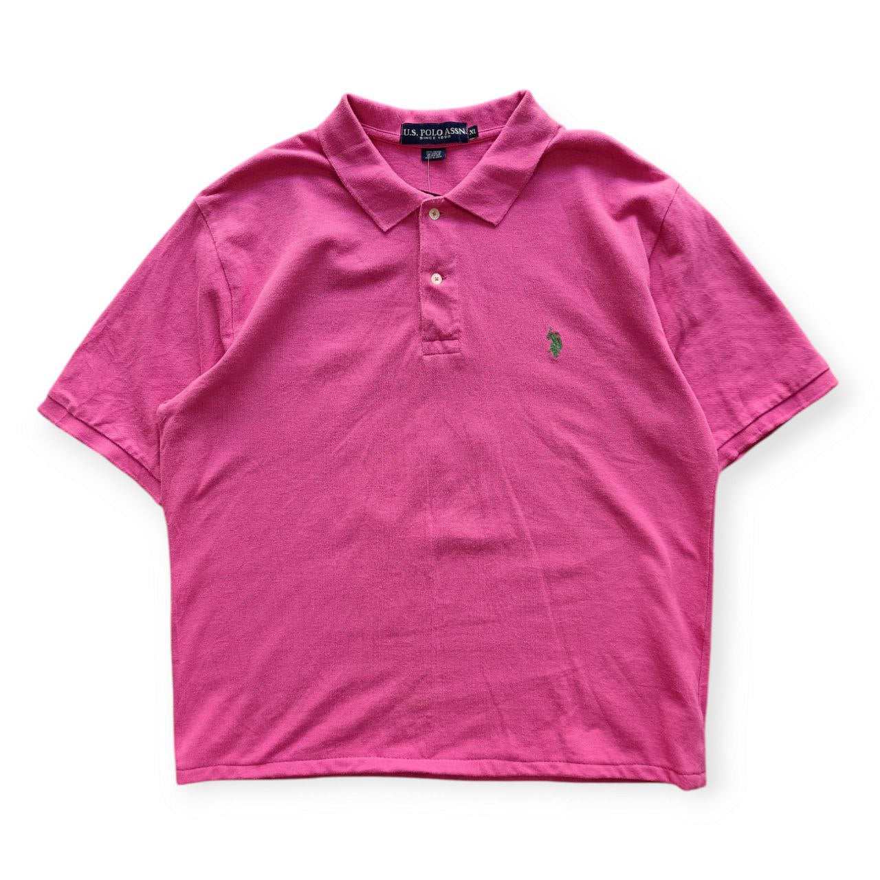 Polo Vintage Croppata Uomo – Fucsia U.S. Polo Assn. (Taglia XL / Vestibilità M Oversize)