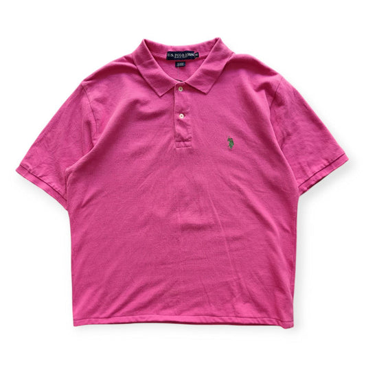 Polo Vintage Croppata Uomo – Fucsia U.S. Polo Assn. (Taglia XL / Vestibilità M Oversize)