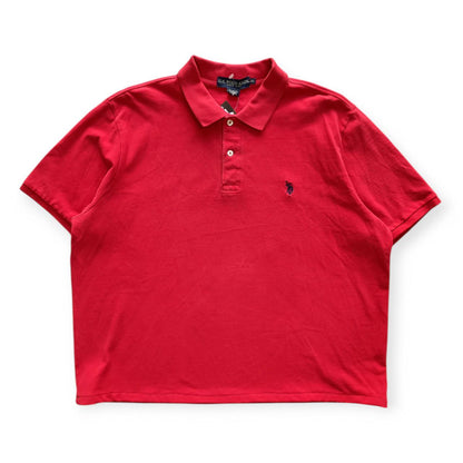 Polo Vintage Croppata Uomo – Rossa U.S. Polo Assn. (Taglia 2XL / Vestibilità L Oversize)