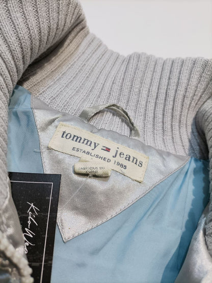 Tommy Jeans - Giubbino Bomber Giacca Corta Donna Lucido (S)