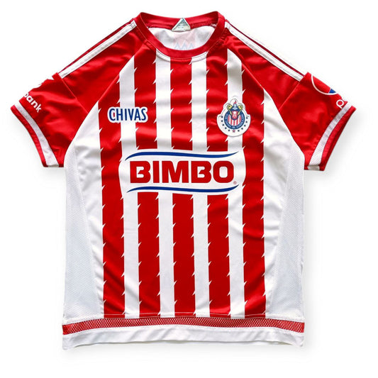 Chivas Maglia Calcio Vintage T-Shirt Sport Official (S / XL Ragazzo)
