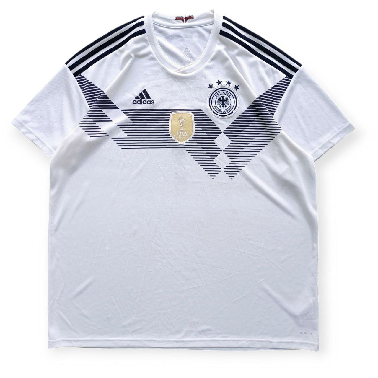 Adidas Maglia Da Calcio FIFA Germania Bianca E Nera (2XL)