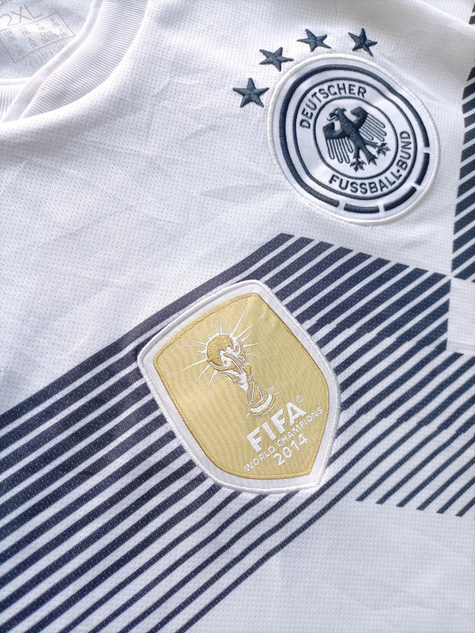Adidas Maglia Da Calcio FIFA Germania Bianca E Nera (2XL)