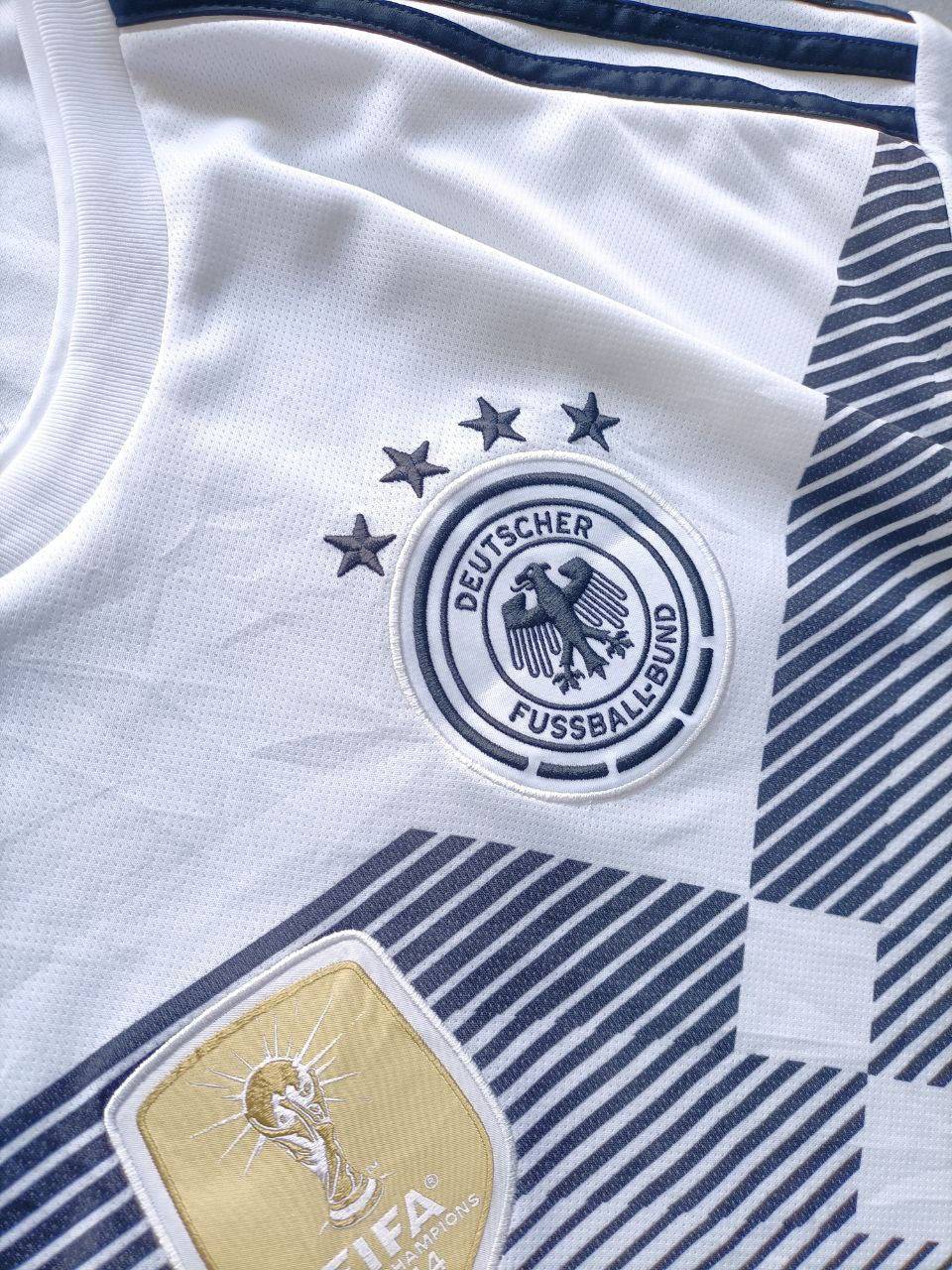 Adidas Maglia Da Calcio FIFA Germania Bianca E Nera (2XL)