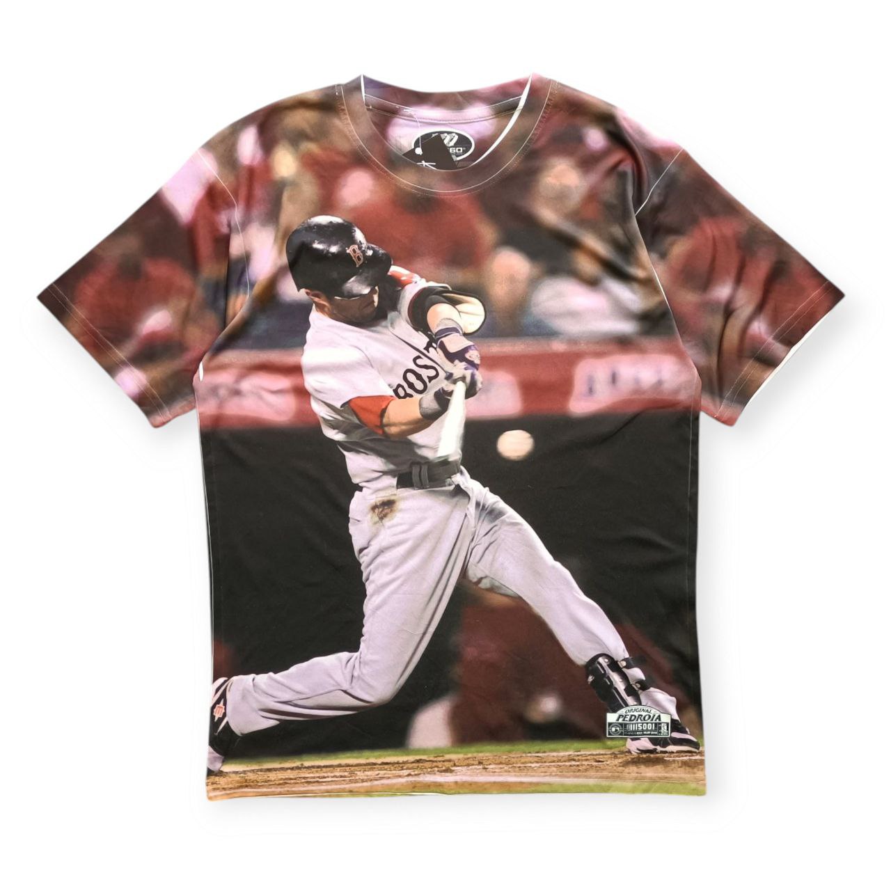 Three 60 Gear T Shirt Dustin Pedroia Boston Red Sox (L)
