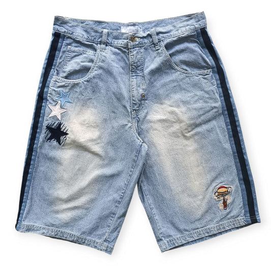 Jorts Fubu Platinum Harlem Globetrotters 75th Anniversary (Taglia 48/50 – L/XL Uomo)