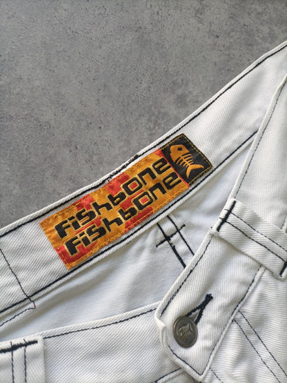 Jorts Y2K Fishbone Vintage Shortts (Taglia 46/48 – L Uomo)