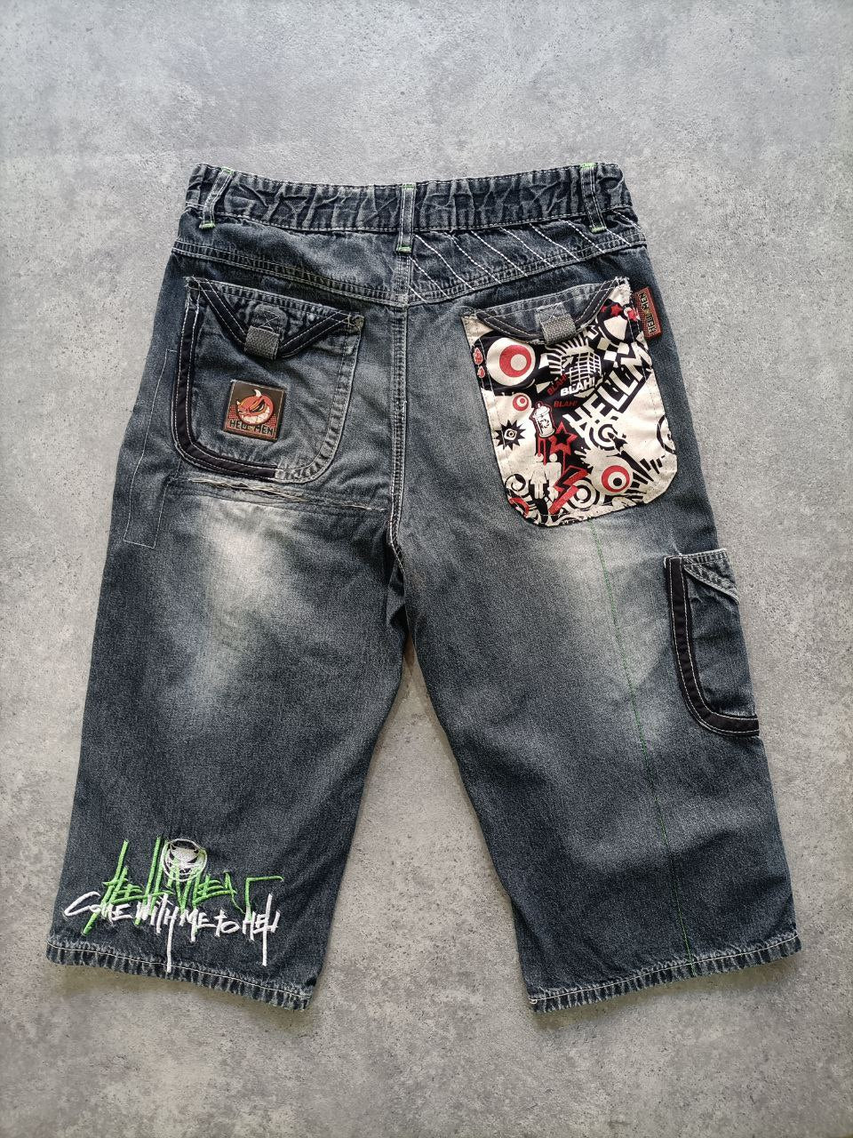 Jorts Hell Men Y2K Uomo/Donna (Taglia 44 – S/M)