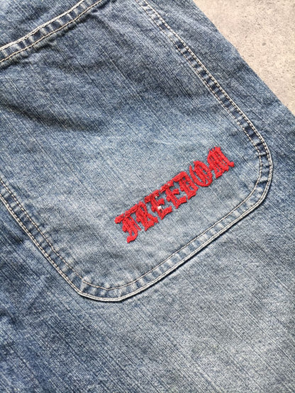 Jorts Vintage “Freedom” Beat Wear – Uomo Shorts ( M )