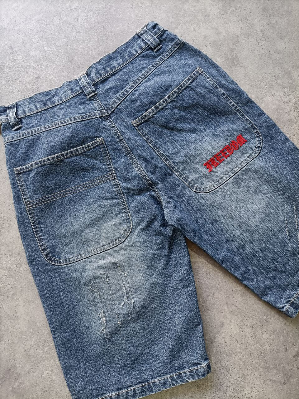 Jorts Vintage “Freedom” Beat Wear – Uomo Shorts ( M )
