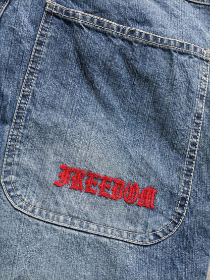 Jorts Vintage “Freedom” Beat Wear – Uomo Shorts ( M )