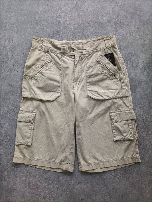 Dickies Cargo Baggy Shorts – Uomo/Donna Vintage Workwear Beige (Taglia 44 ITA / M)