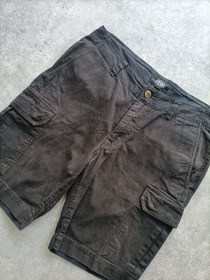 Dickies Cargo Shorts Neri – Uomo Vintage Streetwear (Taglia 46 ITA)