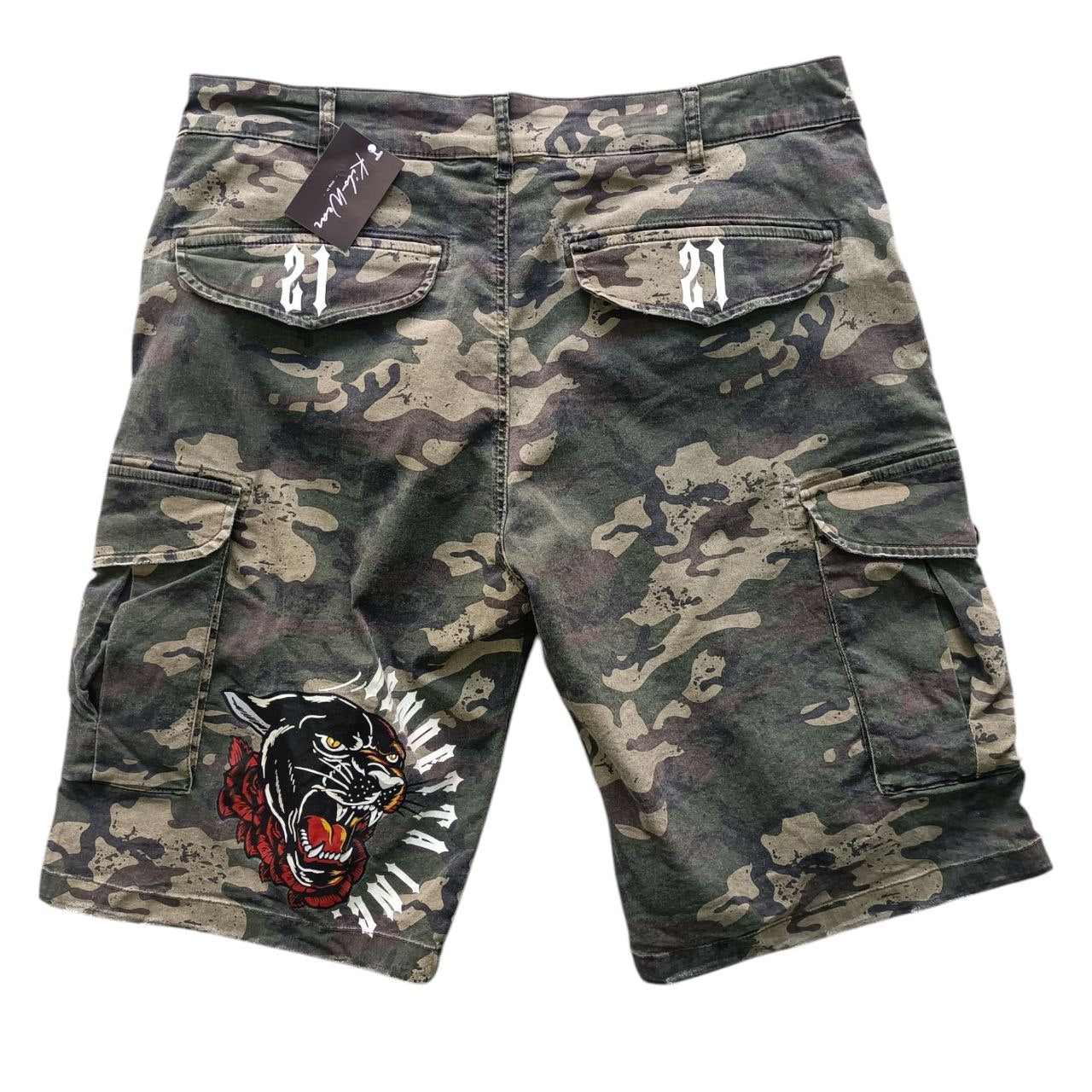 Vendetta Inc Cargo - Shorts Uomo Vintage Militare – ( Taglia 54 ITA )