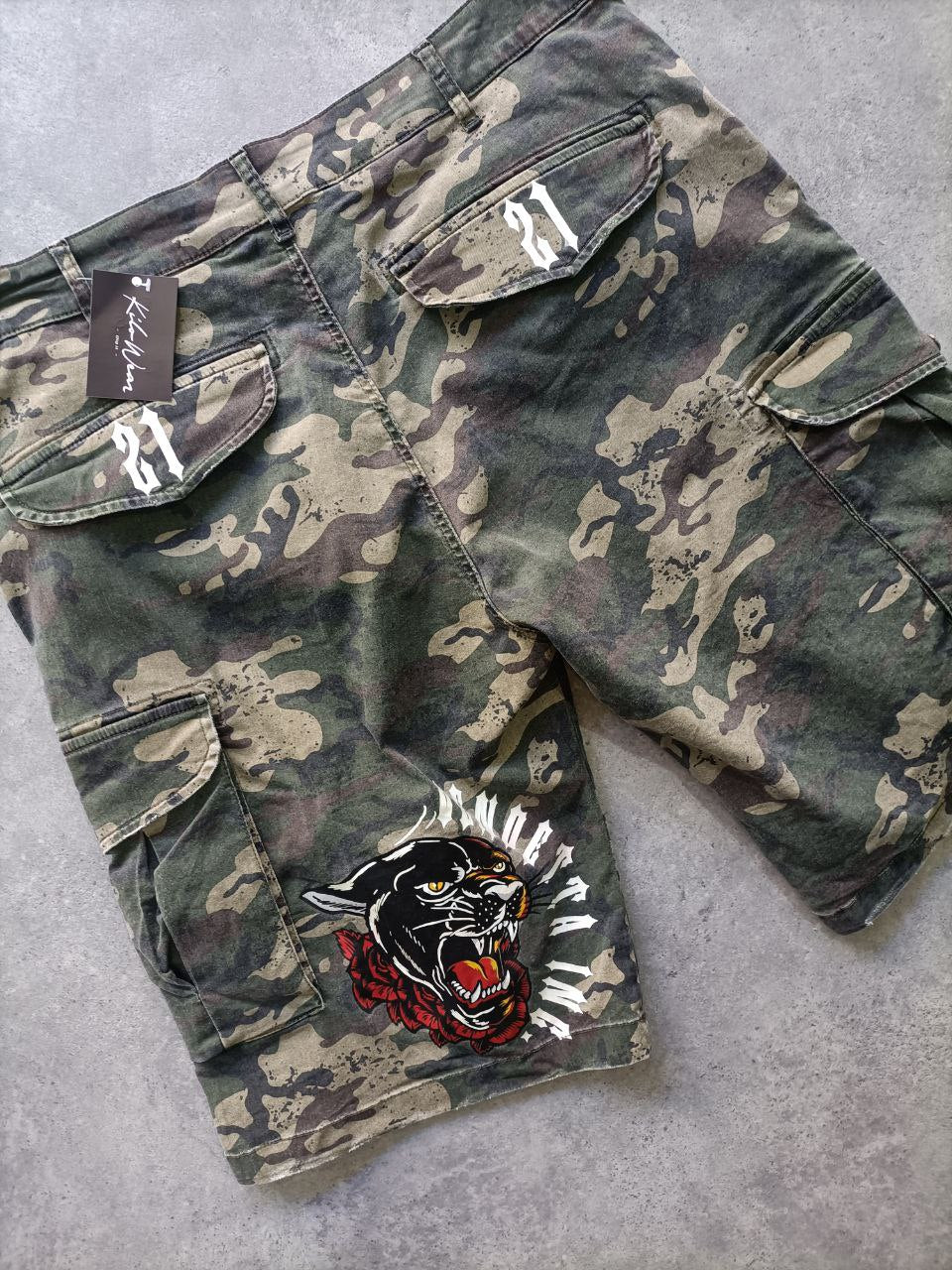 Vendetta Inc Cargo - Shorts Uomo Vintage Militare – ( Taglia 54 ITA )