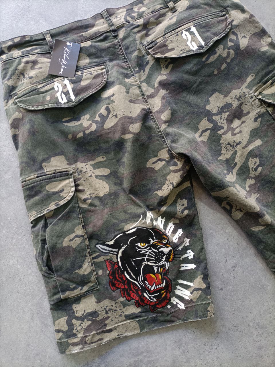 Vendetta Inc Cargo - Shorts Uomo Vintage Militare – ( Taglia 54 ITA )