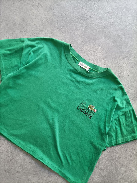T-Shirt Donna Crop Lacoste Verde Vintage – ( Taglia M ITA )