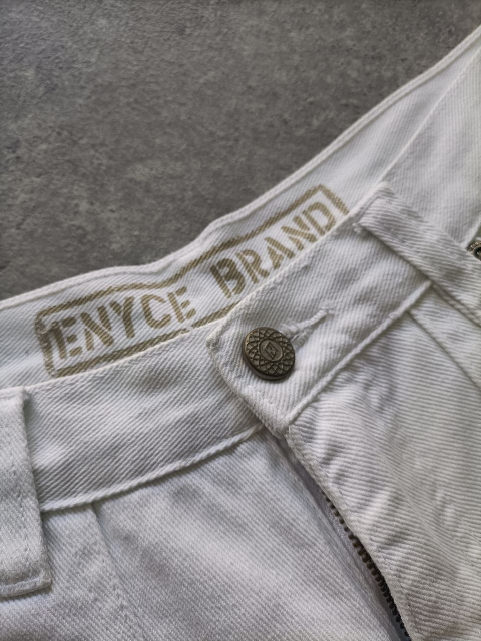 Enyce Carpenter Shorts Uomo – Denim Bianco (Taglia 48 IT)