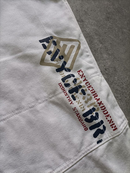 Enyce Carpenter Shorts Uomo – Denim Bianco (Taglia 48 IT)