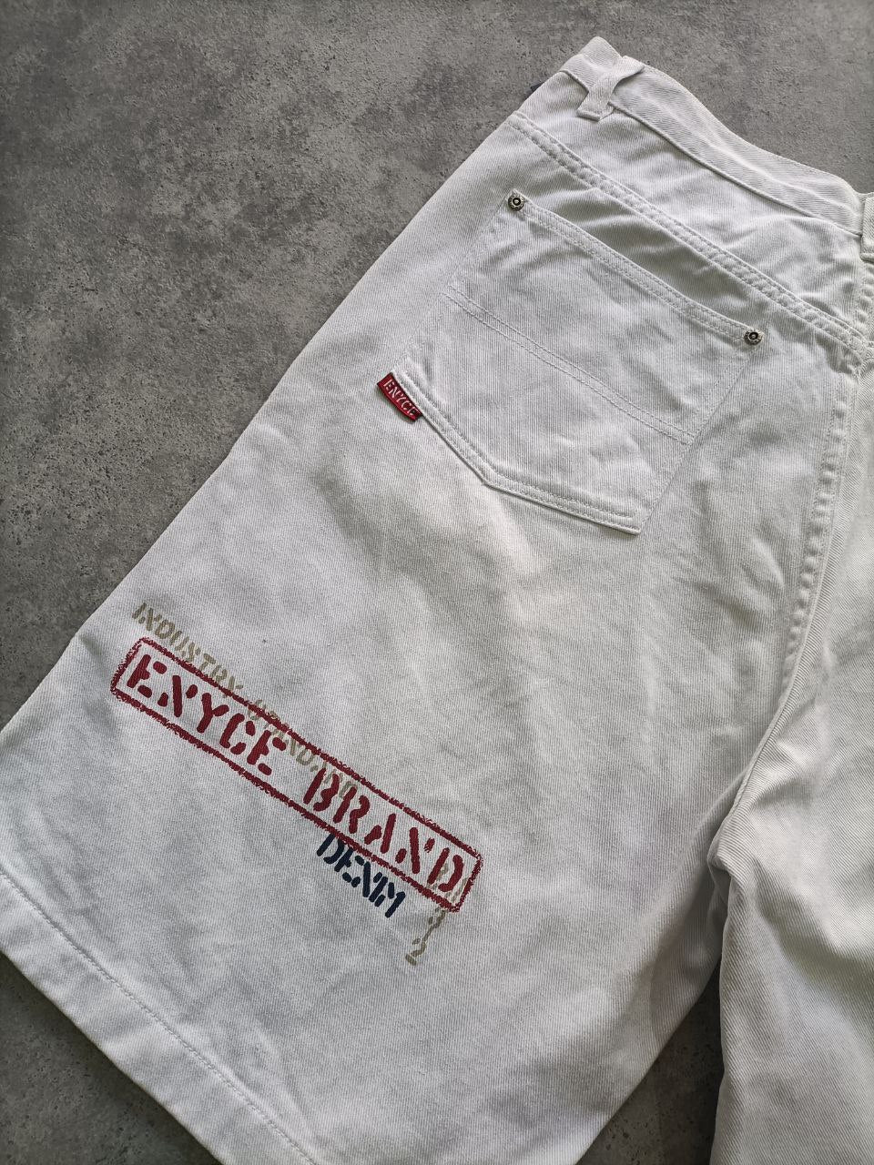 Enyce Carpenter Shorts Uomo – Denim Bianco (Taglia 48 IT)