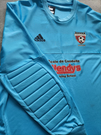 Adidas Jersey Manica Lunga Uomo – Calcio Vintage Raso (Taglia XL IT)