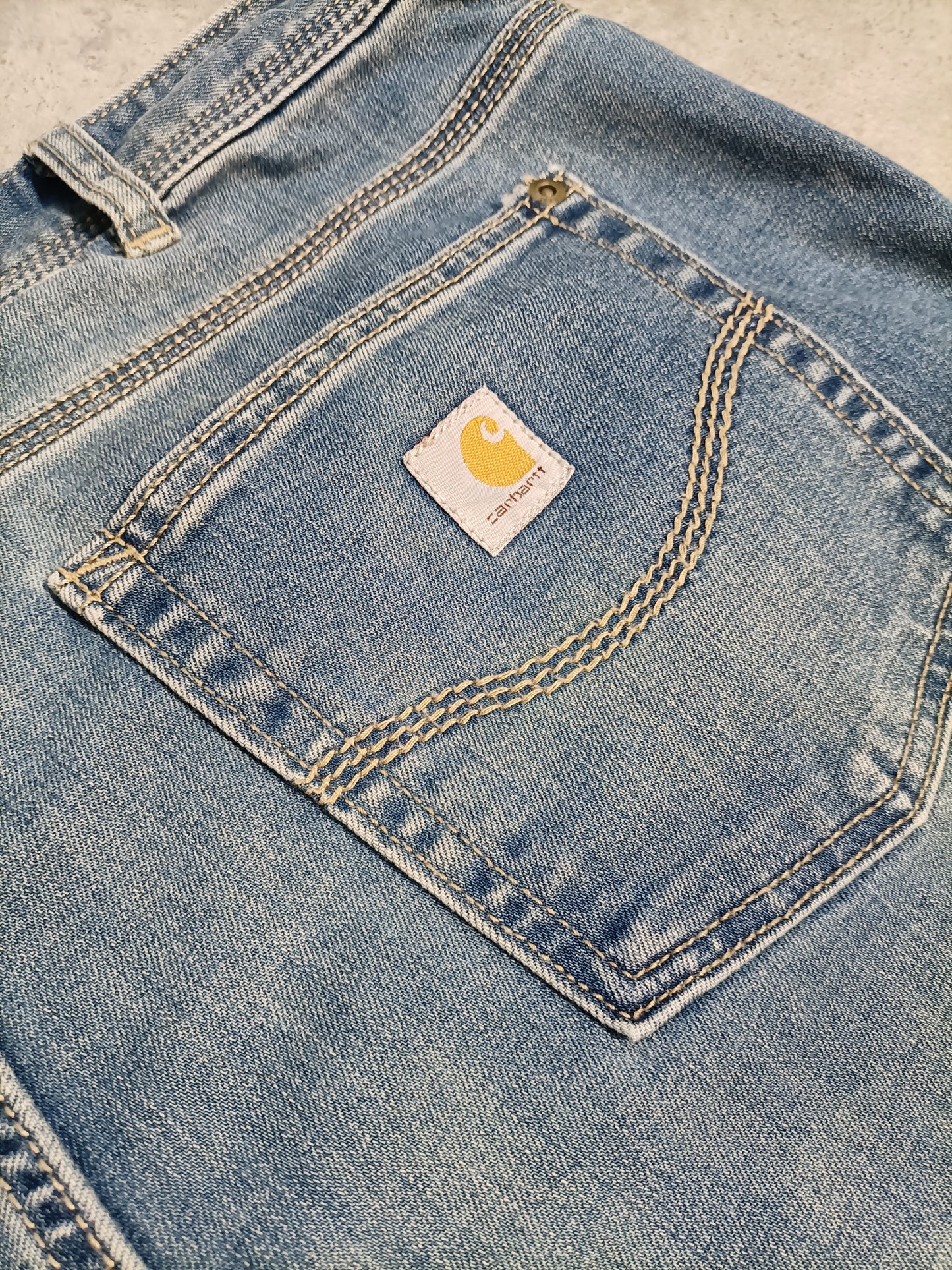 Carhartt Jeans Original Fit YK2 a Zampa Vintage USA Denim Donna ( 50 IT )