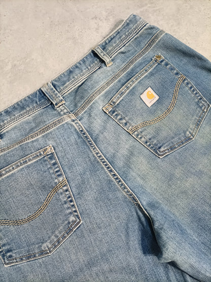 Carhartt Jeans Original Fit YK2 a Zampa Vintage USA Denim Donna ( 50 IT )